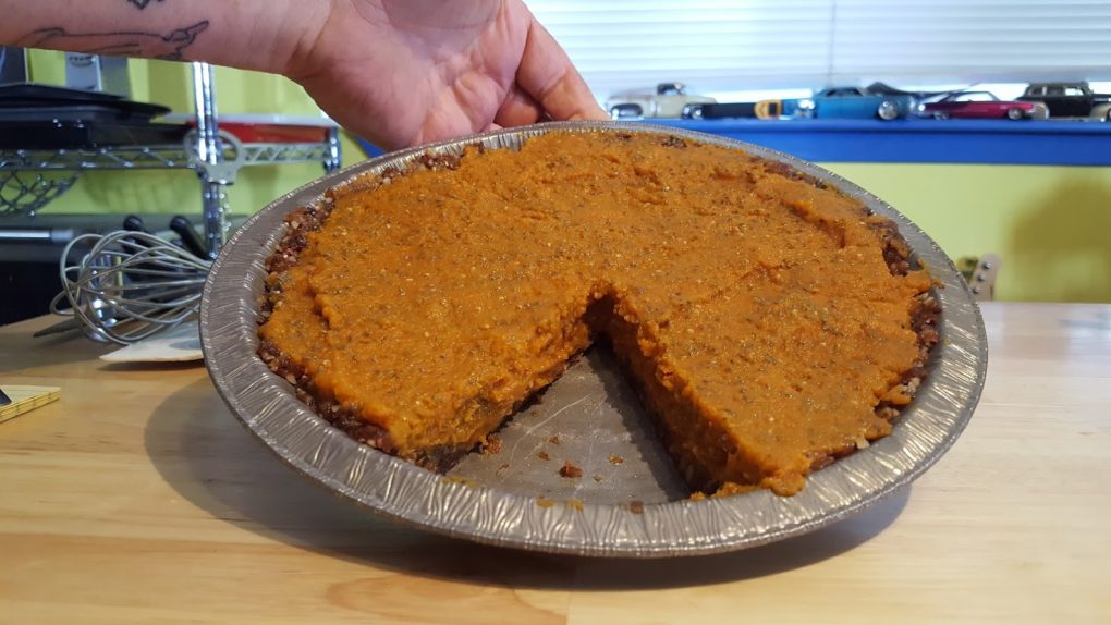 Pumpkin Pie No Oils, No Bake Plant Based