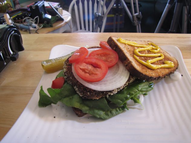 Black Bean Veggie Burger Plant-based