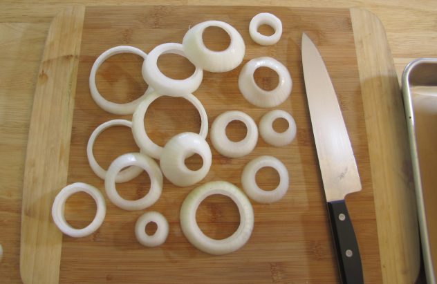 WFPB No Oil Onion Rings