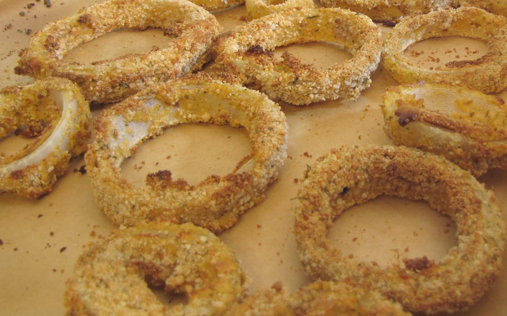 Oil Free Crispy Crunchy Onion Rings