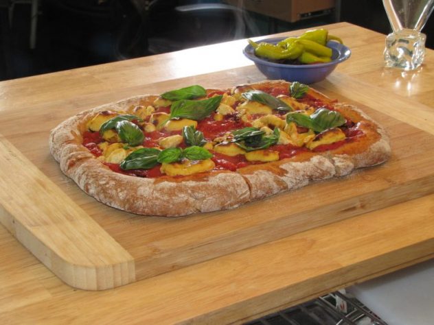 Vegan Oil Free Pizza Margherita